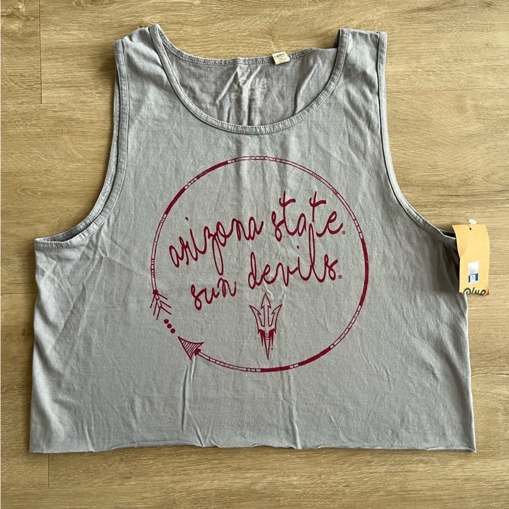 NWT Blue 84 Cotton Arizona State Sun Devils Tank Top SZ M